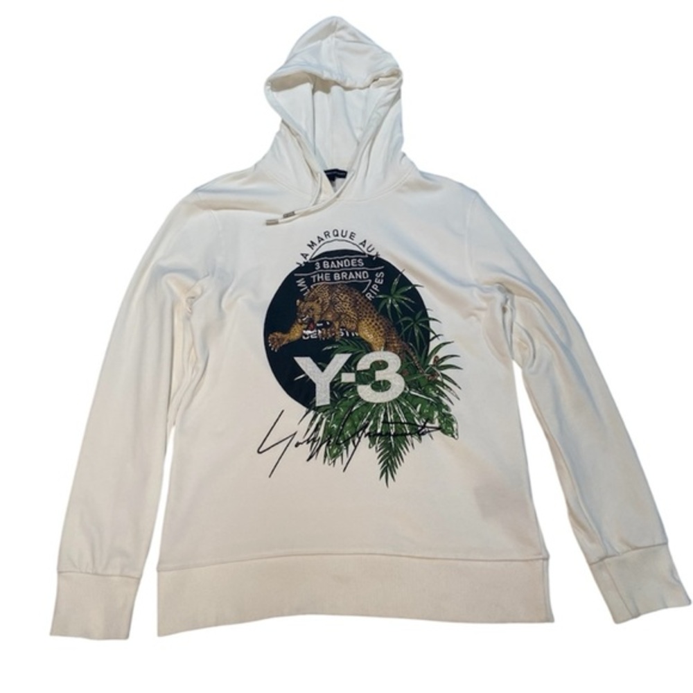 Y-3 Yohji Yamamoto Adidas Leopard Print Hoodie